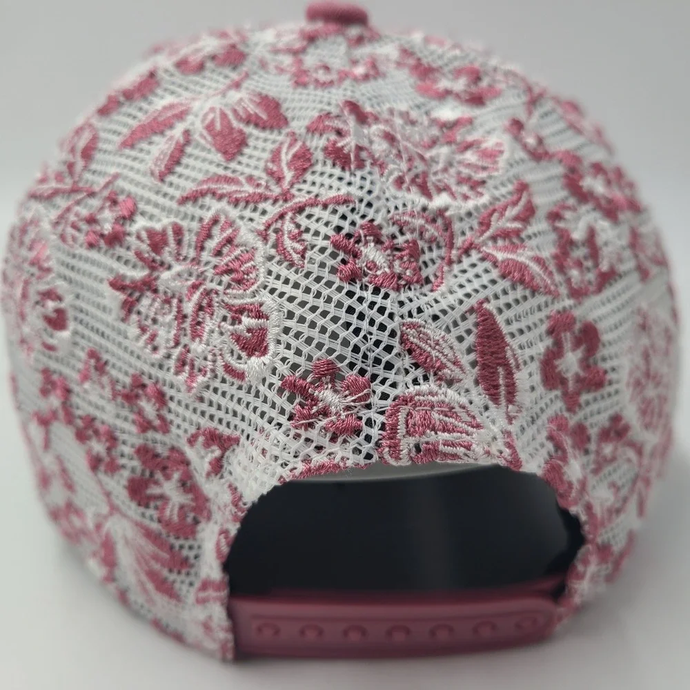 Women Arizona Diamondbacks Hat Snapback Mesh New Era 9Forty Pink Floral M-Crown